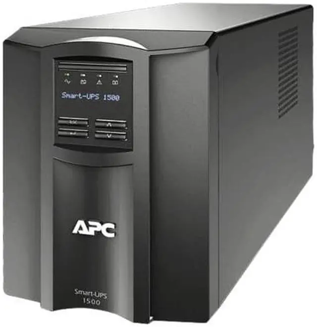 Alt view image 3 of 4 - APC by Schneider Electric Smart-UPS 1500VA Tower UPS - Tower - AVR - 3 Hour Recharge - 6.50 Minute Stand-by - 120 V AC Input - 120 V AC Output - Sine Wave - USB - LCD Display - 8 x NEMA 5-15R