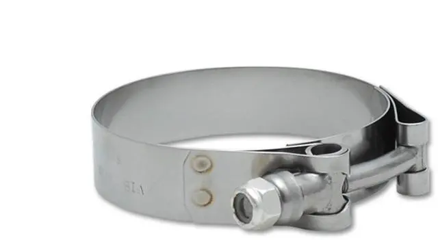 Alt view image 2 of 2 - Vibrant 2787 1.29"-1.60" Clamp Range Stainless Steel T-Bolt Clamp