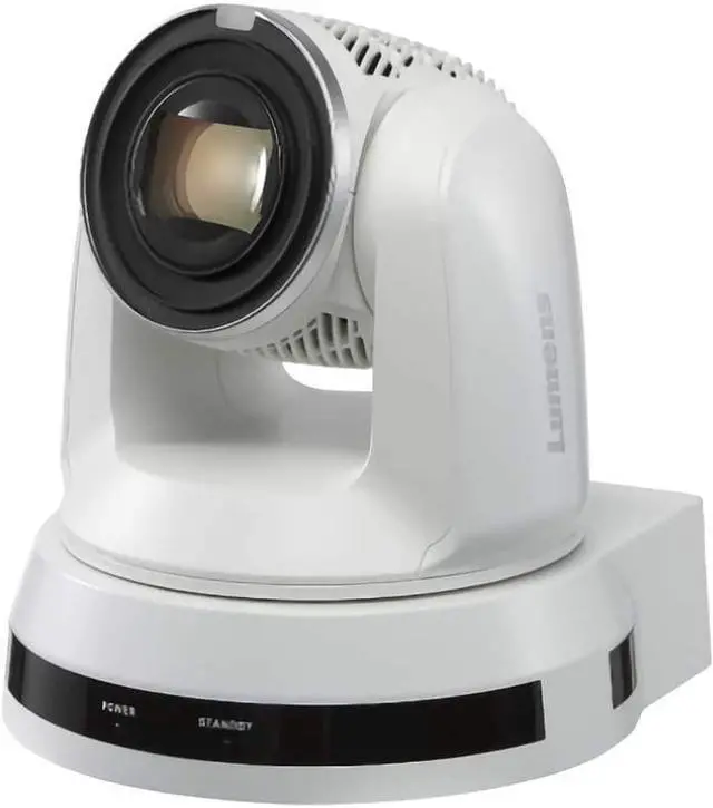 Alt view image 4 of 6 - Lumens VC-A61P 30x Optical Zoom 4K, IP PTZ Video Camera, White