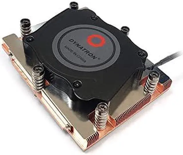 Alt view image 4 of 5 - Dynatron J5 Socket SP5 Copper Heatsink and Active Cooler up to 260W for AMD Genoa