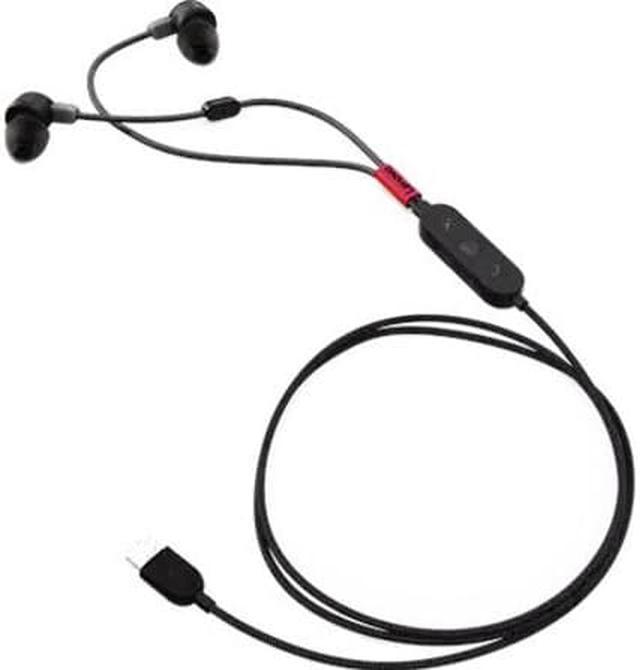 Lenovo Go Wireless ANC Headset - Estéreo - USB tipo C -  Cableado/inalámbrico - Bluetooth - 98.4 pies - 32 Ohm - 20 Hz - 20 kHz - En  la oreja 