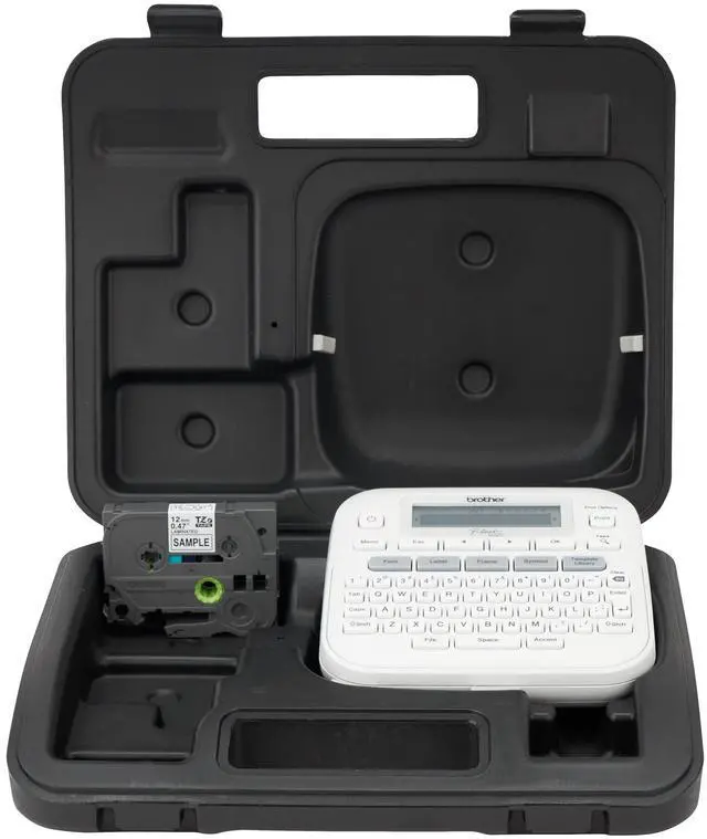 Alt view image 8 of 10 - Brother P-Touch PT-D410 Advanced Connected Label Maker with Storage Case