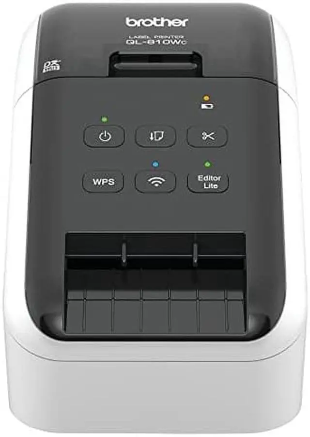 Alt view image 2 of 12 - Brother QL-810WC Desktop Direct Thermal Printer Two-color Label Print USB QL810WC
