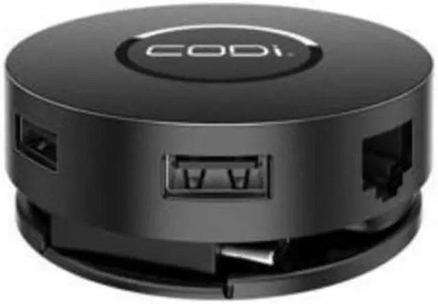 Alt view image 3 of 9 - CODi Centro 1202 Multi-Display 100W MST USB-C Docking Station A01202