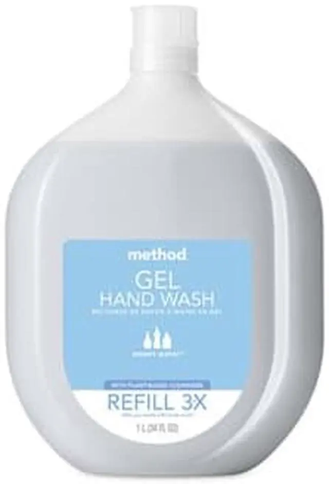 Alt view image 2 of 6 - Method Products Gel Hand Wash Refill Tub, Sweetwater, 34 Oz Tub, 4/carton