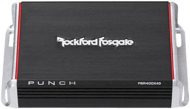 Alt view image 12 of 17 - Rockford Fosgate Punch 400 Watt Full-Range 4-Channel Amplifier PBR400X4D