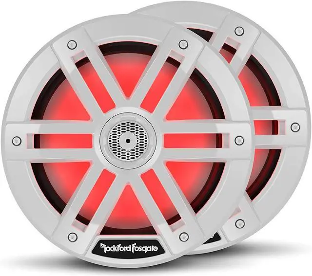 Alt view image 5 of 6 - Rockford Fosgate M1-8 8'' Color Optix marine 2-way system