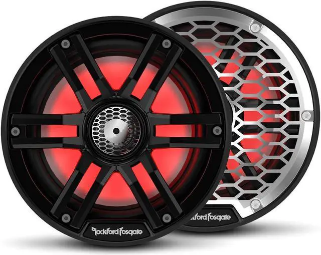 Alt view image 13 of 14 - Rockford Fosgate M2-65B M2 Series 6-1/2" Color-Optix Marine Speakers (Black)