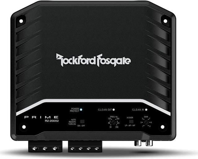 Alt view image 8 of 11 - Rockford Fosgate R2-200X2 Prime 200 Watt Full Range Class D Mono Amplifier
