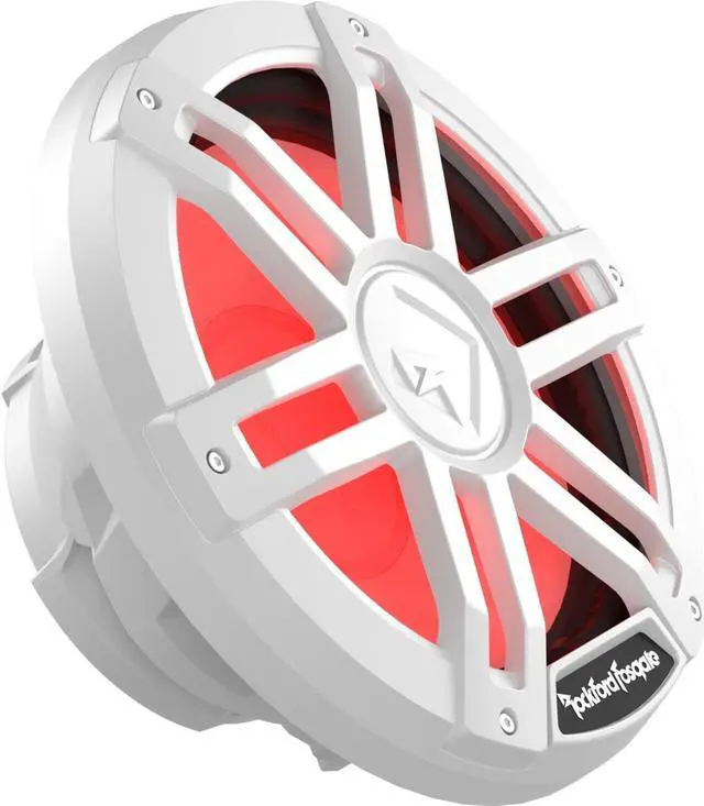 Alt view image 5 of 5 - Rockford Fosgate M1D2-12 12 Color Optix Marine Subwoofer  White