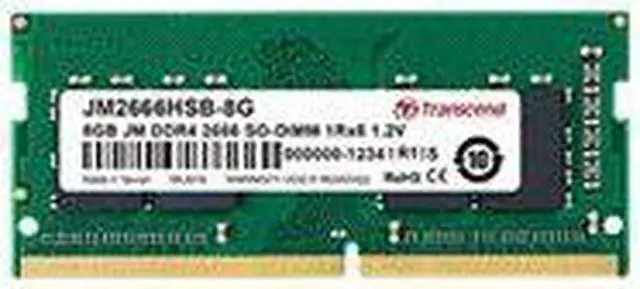Alt view image 6 of 6 - transcend 16gb jm ddr4 2666 so-dimm 2rx8 1.2v (jm2666hsb-16g)