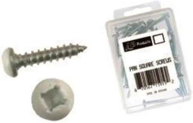 Alt view image 2 of 2 - AP Products 012-PSQ500 8 X 1-1/2 Zinc Pan Head Screws, 1-1/2" / Pack Of 500, Zinc