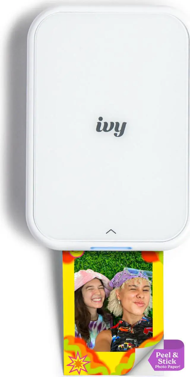 Alt view image 2 of 9 - Canon IVY 2 Mini Photo Printer, Pure White #5452C018