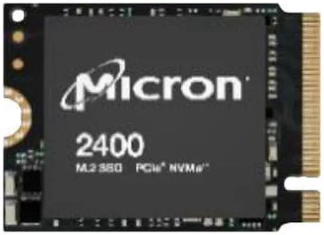 Alt view image 4 of 5 - 1TB Micron 2400 M.2 2230 NVMe PCIe 4.0x4 SSD MTFDKBK1T0QFM-1BD1AABYYR