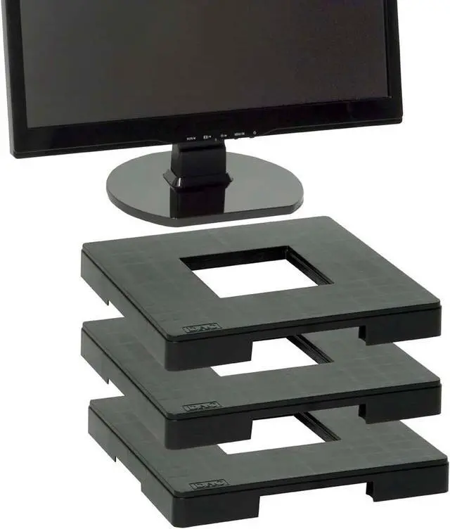 Main image of dac mp-106-blk monitor riser block, black