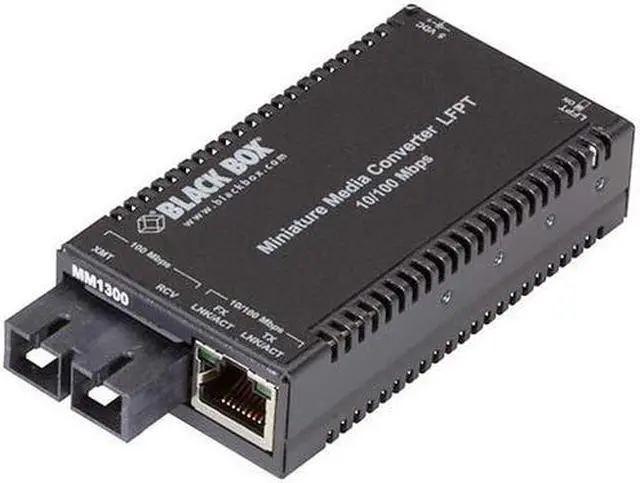 Alt view image 3 of 3 - Black Box MultiPower Miniature Transceiver/Media Converter LHC014AR4