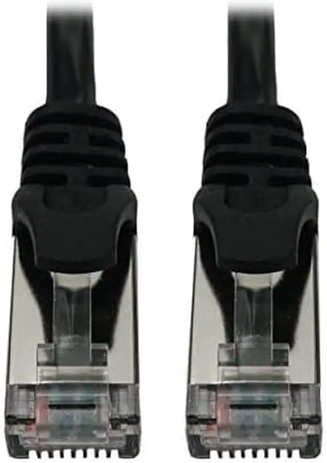 Alt view image 2 of 6 - Tripp Lite 25ft Cat6a 10G Snagless Shielded STP Slim Ethernet Cable PoE Black