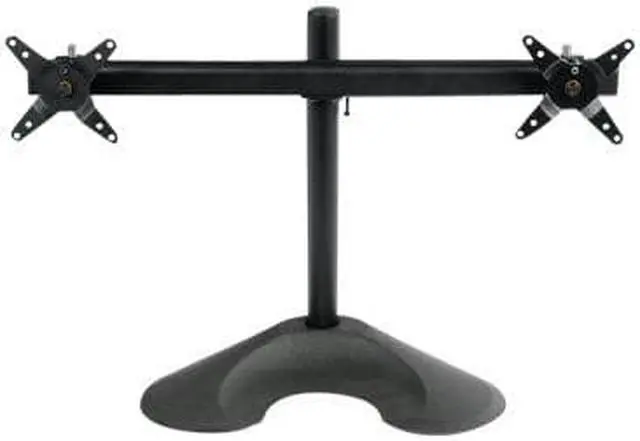 Alt view image 2 of 2 - Ergotech Space Saving Desk Stand - Up to 34" Screen Support - 50 lb Load Capacity - Desk - Steel, Aluminum - Black - TAA Compliant