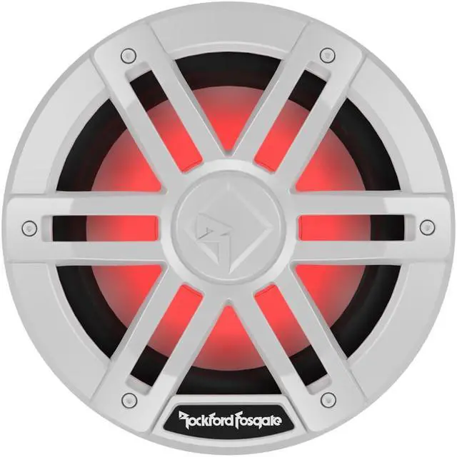 Alt view image 5 of 5 - Rockford Fosgate M1D4-8 8 Color Optix Marine Subwoofer  White