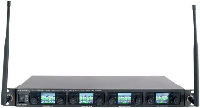 Alt view image 6 of 7 - VOCOPRO | UDX-OCTO  Professional Eight-User Digital PLL Wireless Microphone Receiver with "Mic-on-chip" Technology