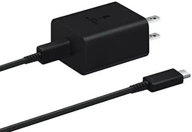 Alt view image 8 of 8 - samsung 45w power adapter (w/cable c-to-c), black