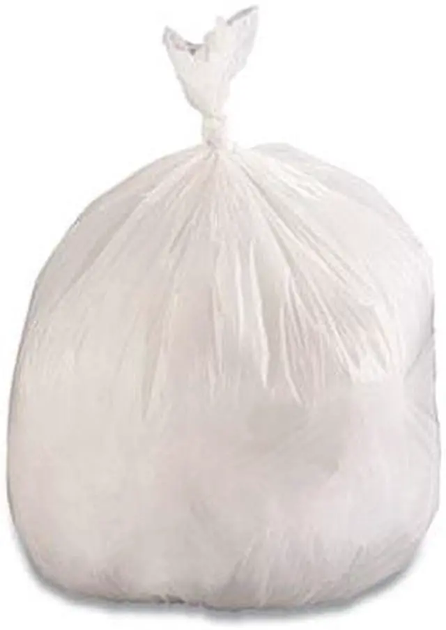Alt view image 2 of 8 - Boardwalk Low-Density Waste Can Liners 33 gal 0.6 mil 33 x 39 White 6 Rolls of 25 Bags 512