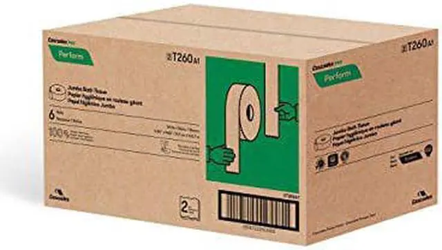 Alt view image 2 of 2 - Cascades Cascades Jrt For Tandem Dispensers 2-Ply 3 1/2" X 1400' White 6 Rl/ctn T260