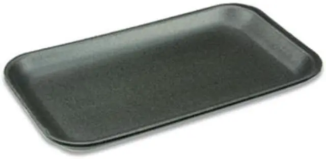 Alt view image 2 of 2 - Pactiv Corporation Pactiv Evergreen Meat Tray #17S 8.3 x 4.8 x 0.65 Black 1000