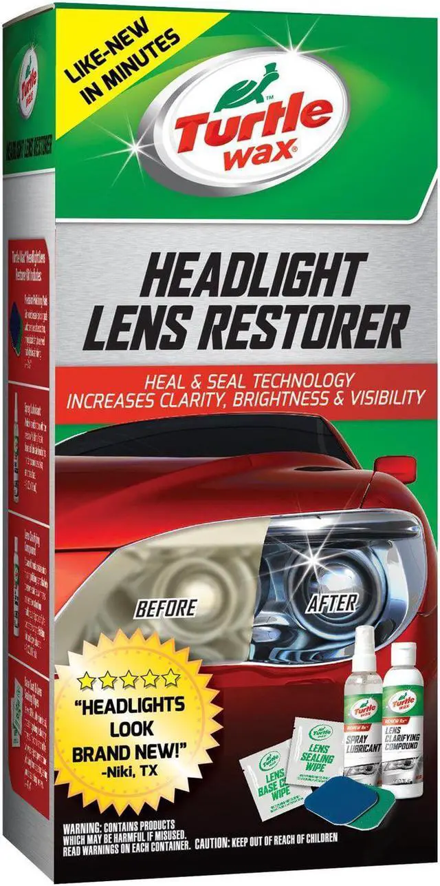 Alt view image 4 of 7 - TURTLE WAX T240KT Headlight Lens Restoration Kit