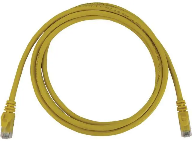 Main image of Tripp Lite Cat6a 10G Snagless Molded UTP Ethernet Cable (RJ45 M/M), PoE, Yellow, 5 ft. (1.5 m) - 5 ft Category 6a Network Cable for Network Device, Switch, Patch Panel, Server, Router, Hub, Printer, C