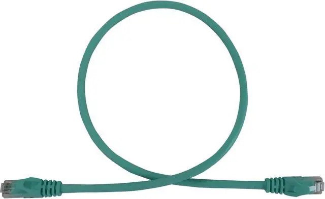 Main image of Tripp Lite Cat6a 10G Snagless Molded UTP Ethernet Cable (RJ45 M/M), PoE, Aqua, 2 ft. (0.6 m) - 2 ft Category 6a Network Cable for Network Device, Switch, Patch Panel, Server, Router, Hub, Printer, Com