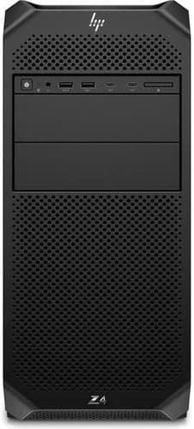 Alt view image 2 of 10 - HP Z4 G5 Workstation - 1 x Intel Xeon Deca-core (10 Core) w5-2445 3.10 GHz - 16 GB DDR5 SDRAM RAM - 512 GB SSD - Tower - Black - Intel W790 Chip - Windows 11 Pro - Serial ATA/600 Controller - 0, 1, 5,
