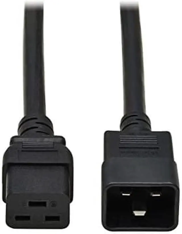 Alt view image 2 of 8 - Tripp Lite 15ft C19 to C20 Power Extension Cord Black P036015