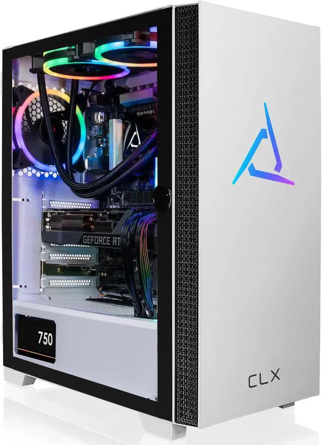 Alt view image 8 of 8 - CLX SET Gaming Desktop - Intel Core i7 13700KF 3.4GHz 16-Core Processor, 32GB DDR5 Memory, GeForce RTX 3080 10GB GDDR6X Graphics 1TB NVMe M.2 SSD, 4TB HDD, WiFi, Win 11 Home 64-bit