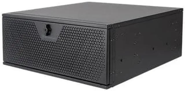 Alt view image 8 of 8 - Silverstone RM44 4U rackmount server chassis with enhanced liquid cooling compatibility