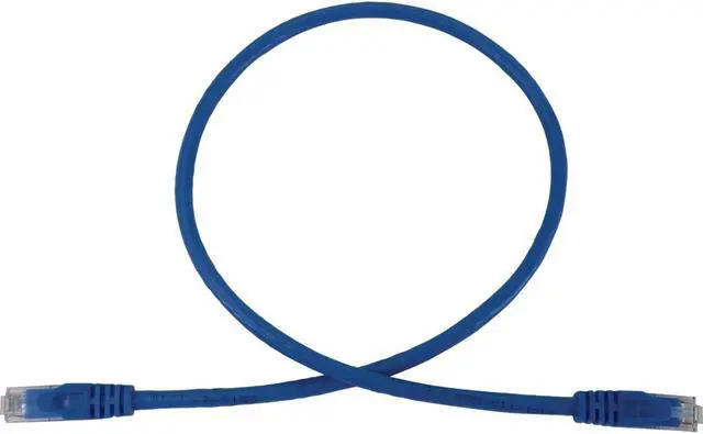 Alt view image 5 of 6 - Tripp Lite Cat6a 10G Snagless Molded UTP Ethernet Cable (RJ45 M/M), PoE, Blue, 2 ft. (0.6 m) - 2 ft Category 6a Network Cable for Network Device, Switch, Patch Panel, Server, Router, Hub, Printer, Com