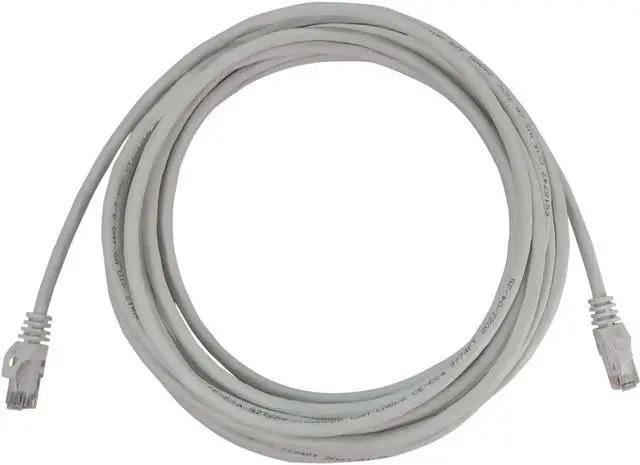 Main image of Tripp Lite Cat6a 10G Snagless Molded UTP Ethernet Cable (RJ45 M/M), PoE, White, 25 ft. (7.6 m) - 25 ft Category 6a Network Cable for Network Device, Switch, Patch Panel, Server, Router, Hub, Printer,