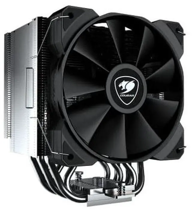 Alt view image 7 of 10 - Cougar Gaming FORZA 85 ESSENTIAL Single Tower Air Cooler with Nickel Clad Copper Base and 6 Heat Pipes