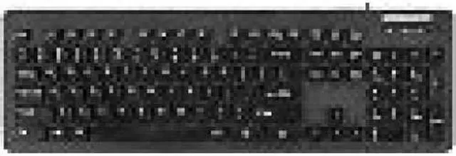 Alt view image 4 of 5 - LCOOL KEYBOARD (BLACK) - OPEN STYLE, WASHABLE, VALUE KEYBOARD. LOCKABLE FOR EASI