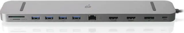 Alt view image 10 of 20 - IOGEAR Dock Pro USB-C Triple HD Dock w- PD 3.0