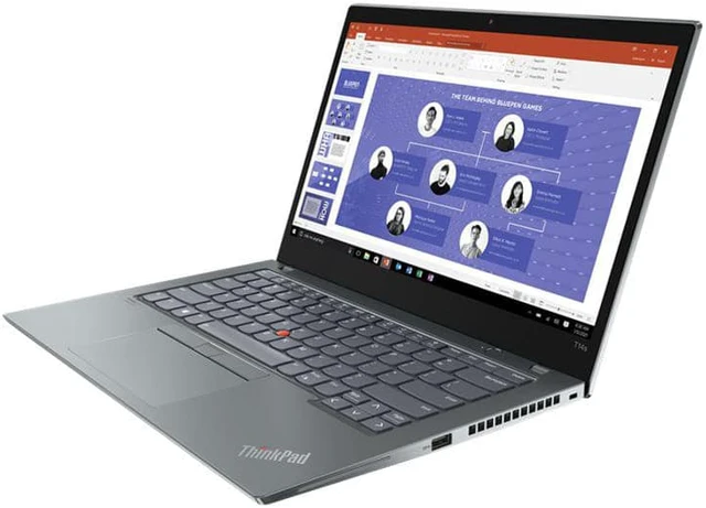 Alt view image 9 of 9 - Lenovo ThinkPad T14s Gen 2 20XF00APUS 14" Notebook - Full HD - 1920 x 1080 - AMD Ryzen 5 PRO 5650U Hexa-core (6 Core) 2.30 GHz - 8 GB Total RAM - 8 GB On-board Memory - 512 GB SSD - Storm Gray -