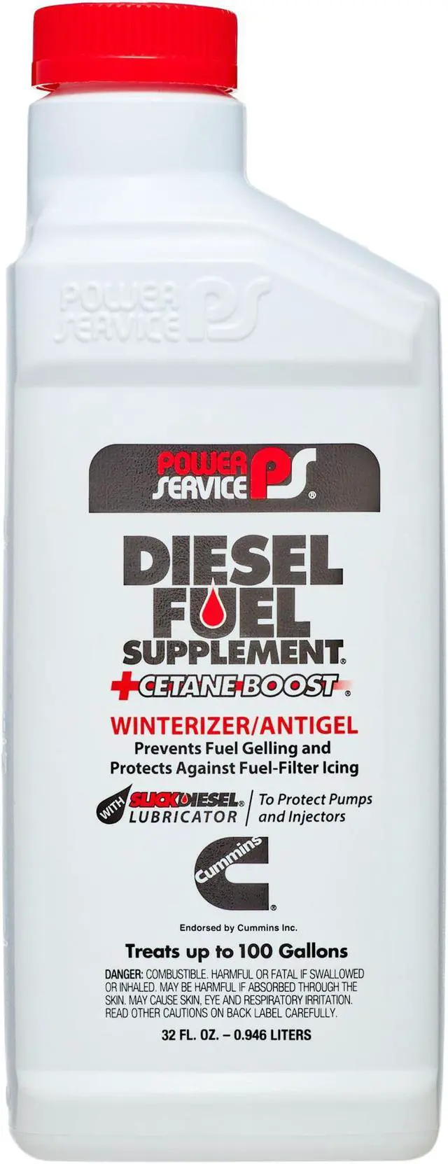 Alt view image 4 of 8 - POWER SERVICE 1025-12 Diesel Fuel Supplement, Amber, 32 oz.