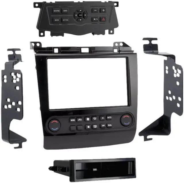Alt view image 3 of 9 - Metra 99-7633 1/2 DIN Car Radio Dash Kit for Select 2009-14 Nissan Maxima Vehicles