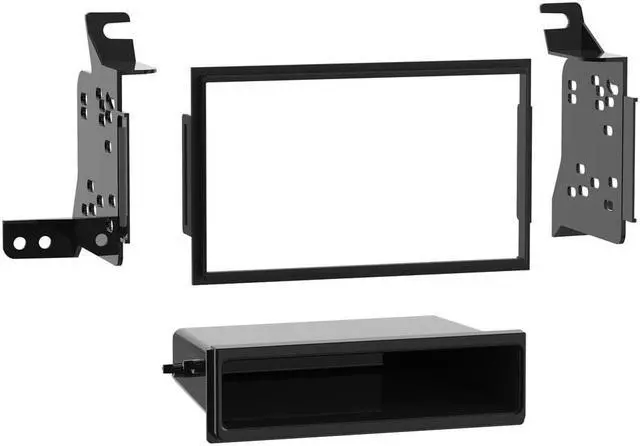 Alt view image 4 of 10 - Metra - Dash Kit for Select Nissan and Suzuki Vehicles - Black