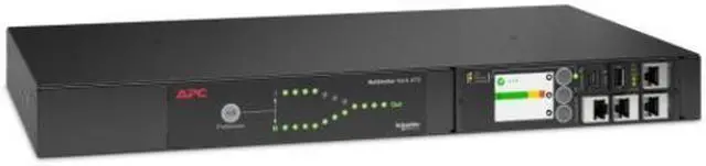Alt view image 5 of 9 - APC by Schneider Electric NetShelter Automatic Transfer Switch - 8 x IEC 60320 C13, 1 x IEC 60320 C19