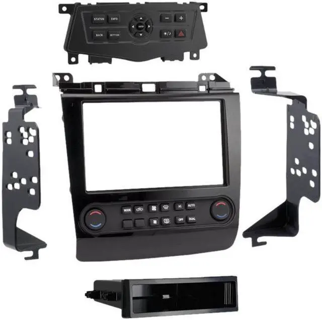 Alt view image 6 of 9 - Metra 99-7633 1/2 DIN Car Radio Dash Kit for Select 2009-14 Nissan Maxima Vehicles
