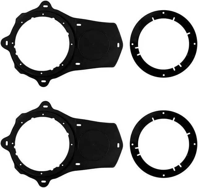 Alt view image 5 of 8 - Metra 82-3013 6"-6.75" Door Speaker Adapters for Chevrolet Corvette 1997-2004