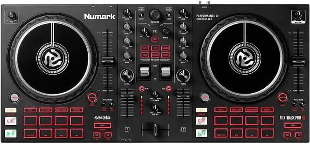Alt view image 8 of 14 - Numark DJ Controller Serato DJ 2 Deck [Serato DJ A little Included / DJ Mixer / FX Paddle Equipped / Audio Interface Built-in / Touch Sensitive Jog Wheel] Mixtrack For FX