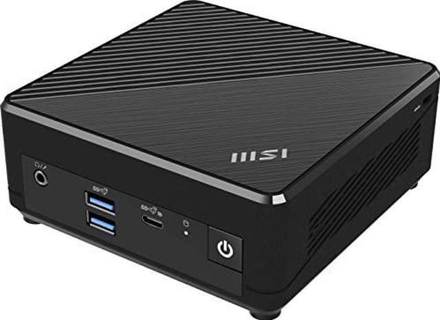 Alt view image 2 of 14 - MSI Cubi N ADL Ultrasmall PC, Intel Pentium N200, WiFi AC9462, BT 5, Duel LAN, ThunderBOLT Type C, Black, Non-OS (ADL-019BUS)