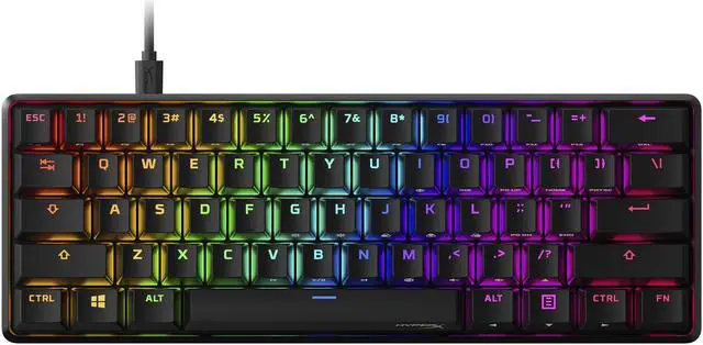 Alt view image 15 of 16 - HyperX Alloy Origins 60 RGB Mechanical Gaming Keyboard - Red Switches